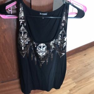 EXPRESS sparkly tank top